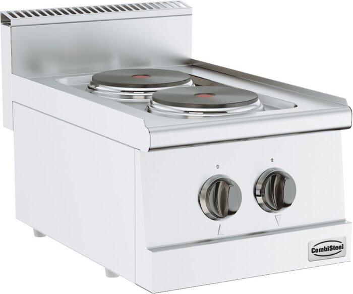 BASE 600 CUISINIÈRE AVEC PLAQUE ÉLECTRIQUE 2 PL. – Image 1
