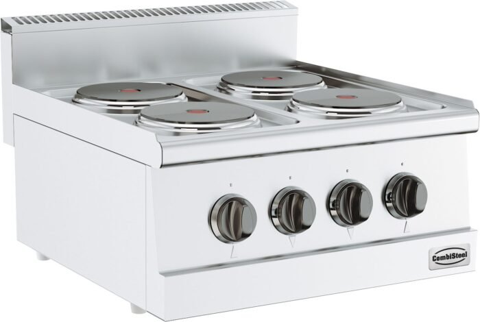 BASE 600 CUISINIÈRE AVEC PLAQUE ÉLECTRIQUE 4 PL. – Image 1