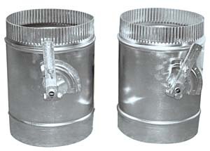 SOUPAPE D'ALUMINIUM Ø 200