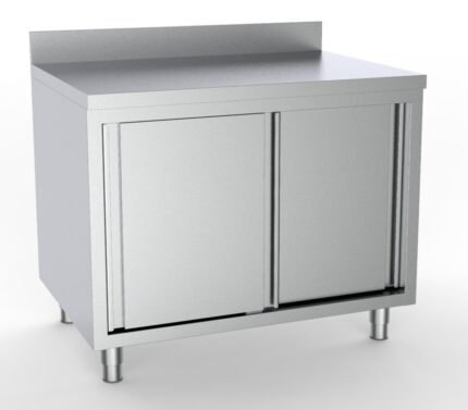 600 PLAN DE TRAVAIL PORTES COULISSTANTES BORD RELEVÉ 1400