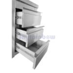 THSS3R57A - Placard adossé - 3 tiroirs, 500 x 700 x 850 +100 mm – Image 2