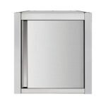 THWSR64 - Placard mural en inox - porte battante, 600 x 400 x 650 mm